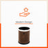 Bathla Eleganza Dustbin For Home - Brown Cane (8 L)